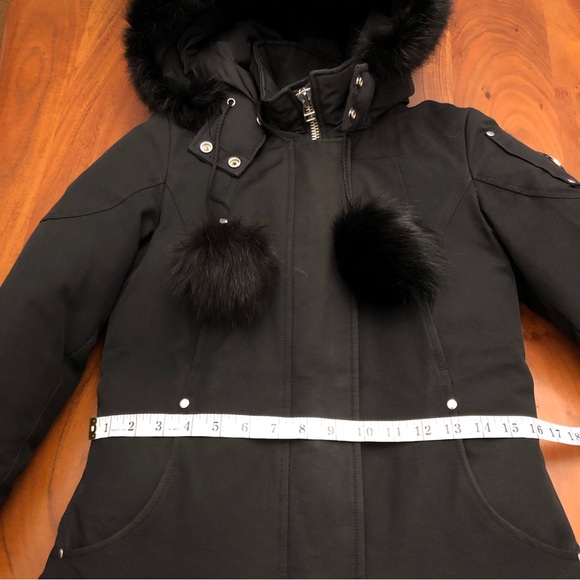 Moose Knuckles Original Stirling Parka Black Down Winter Coat Outerwear Jacket. - Picture 16 of 16